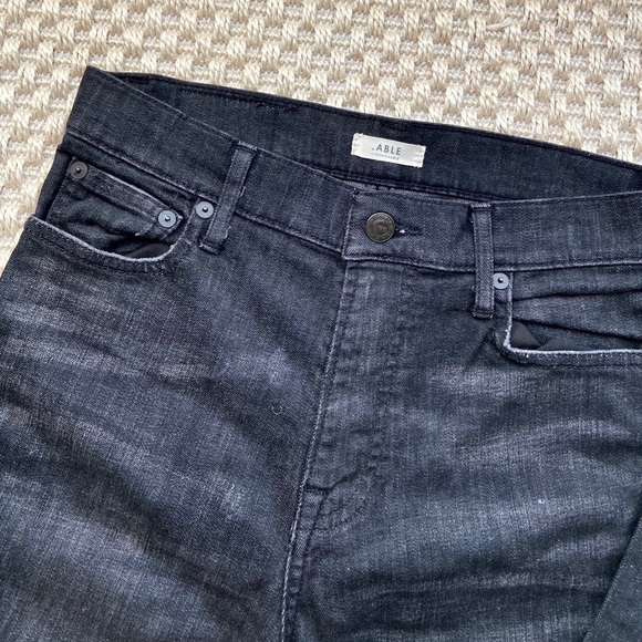 Able The High Rise Skinny Dark Denim - Picture 4 of 7